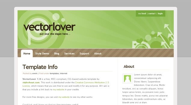 VectorLover - Download Template