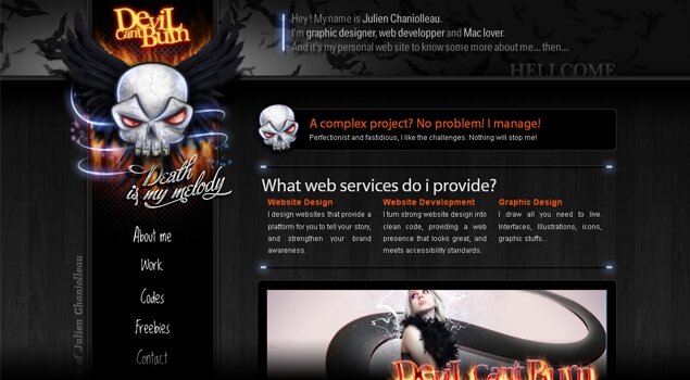Devilcantburn - Freelancer graphic and web designer