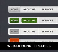 Permanent Link to: Web2.0 Menus : Freebies