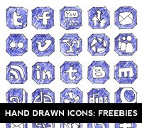 Permanent Link to: Hand Drawn Sociable Icons