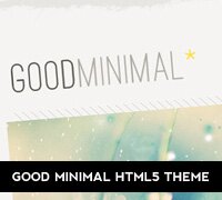 Permanent Link to: Good Minimal: HTML5 Template